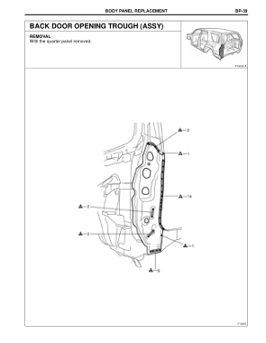 2003-2008 TOYOTA 4Runner Repair Manual, Front Body Pillar (Cut)
